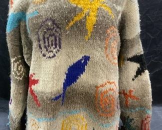 QUICHUA VISIONS Wool Sweater Ecuador
