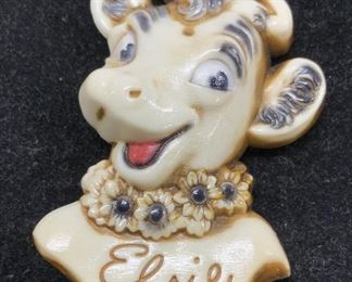 Elsie the Cow Fun Fashion Brooch
