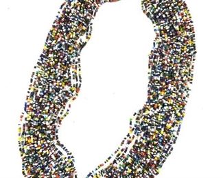 Micro Beaded Long Necklace
