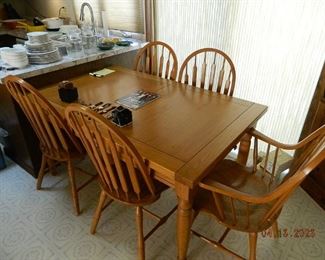 kitchen table with chairs