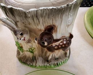 Rare Bambi and Thumper Cookie Jar
