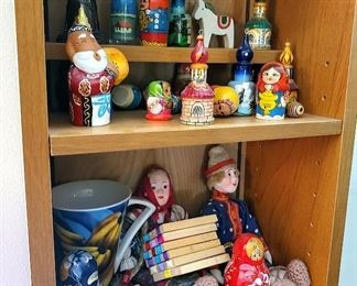 Swedish Items and Russian Nesting Dolls Collection