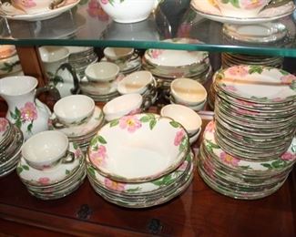 Large set Franciscan Desert Rose