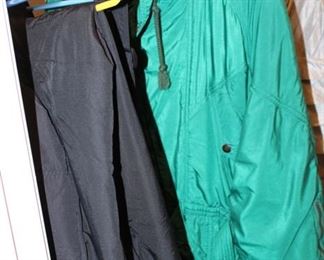 ski overalls and ski jumper