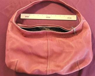 Coach Burgundy Leather Purse