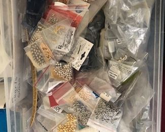 Lots of jewelry making supplies 