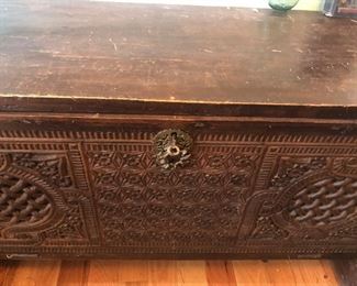 Antique wedding chest 