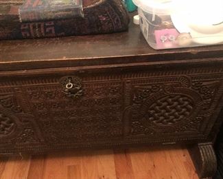 Antique wedding chest 