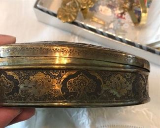 Vintage copper container 