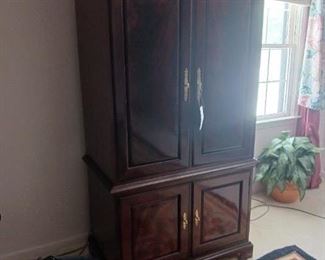 Mahogany armoire
