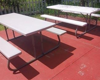 Lifetime picnic tables