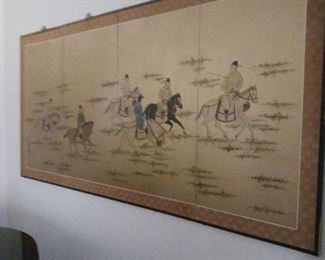 Oriental wall hanging