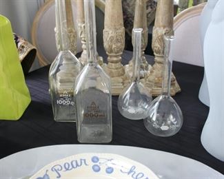 Vintage Kimax volumetric flasks