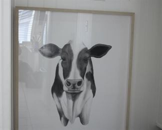 Large cow print
