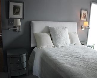 Queen upholstered headboard