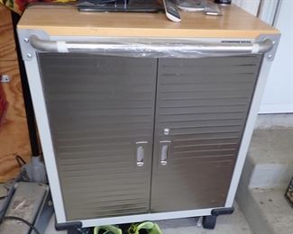 GLADIATOR  METAL STORAGE CABINET ON WHEELS