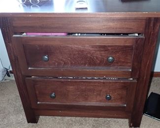 NITE STAND 2 DRAWERS WITMER