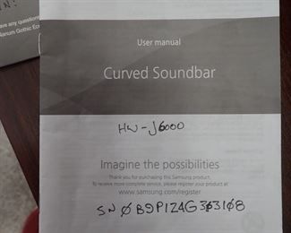 SAMSUNG 67" TV AND SOUND BAR