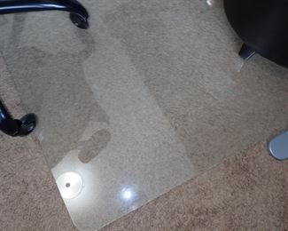  LORRELL TEMEPERED GLASS FLOOR MAT 36 X 46  X 2 AVAILABLE