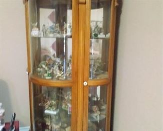 Curio cabinet and lots of collections that I will have pics of as I set it up. 