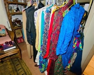 Silk & linen vintage dresses