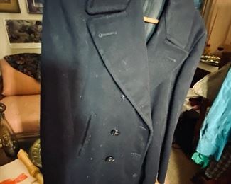Captain John’s vintage navy pea coat