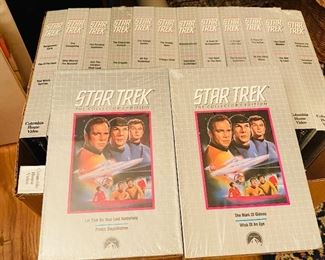 Star trek nerds, dream collection of VHS unopened