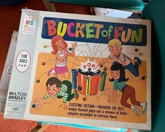 Milton Bradley - 1968 Bucket of Fun Game