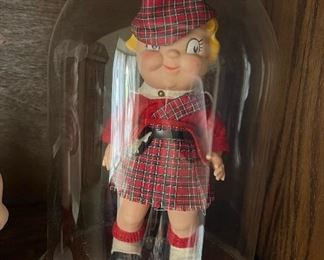 Vintage 1960's Collectible  Campbell's Kids, Doll in Scottish Kilt