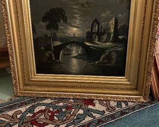 Carved Golden Framed Artwork