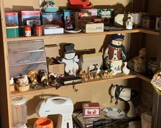 Vintage Halloween and Christmas Decor