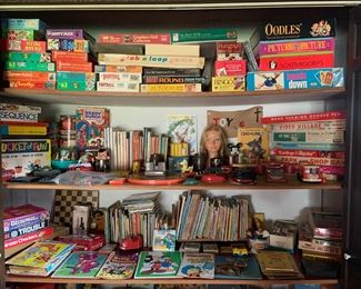 Vintage Games, Toys, Books,  Styling Head