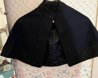 Handmade Black Victorian Style Shawl