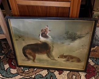 Vintage Framed Print "Shepherds Call Found"