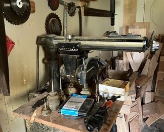 Craftsman Radial Arm Saw, Woodworking Machinery