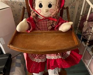 Raggedy Ann Style - Little Red Riding Hood Doll