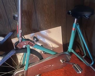 Turquoise Vintage Vita Master Stationary Bike