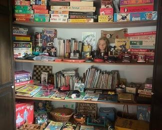 Vintage Games, Toys, Books,  Styling Head
