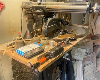 Craftsman Radial Arm Saw, Woodworking Machinery