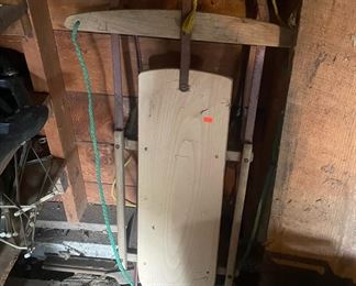 Vintage Wooden Sled