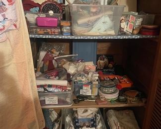 Sewing and Quilting Items, Crochet Needles, Embroidery/Quilting Hoops