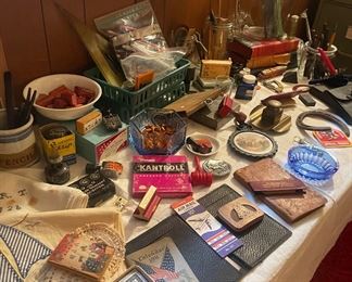 Vintage Stamps and Ink, Office Supplies, Vintage Books, Vintage Drafting Sets