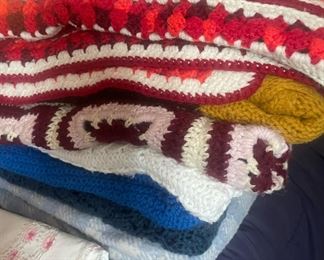 Crocheted Throw Blankets