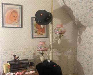 Black Victorian Style Hat and Blouse