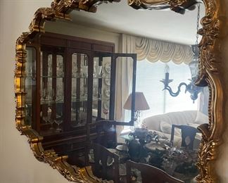 Golden Ornate Mirror