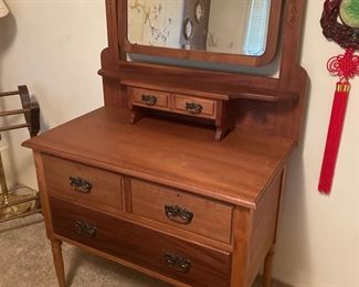 Mid Century Modern Dresser with Mirror