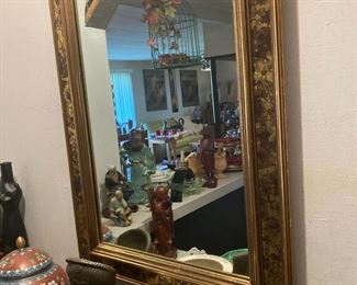 Golden Framed Mirror