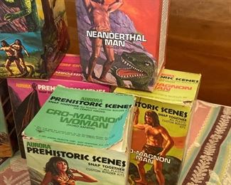 Prehistoric Scenes - Cro-Magnon Woman, Pro-Magnon Man, Neanderthal Man