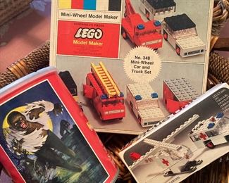 Vintage Lego Set - Mini Wheel Car and Truck Set - No 348, Vintage Lego Set - Rescue Units Helicopter Ambulance - No 460, Vintage Wolfman Jigsaw Puzzle