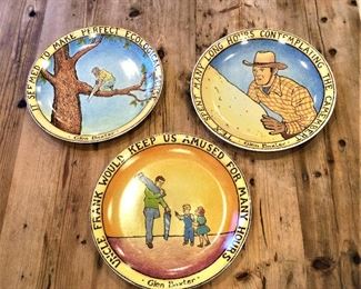 Glenn Baxter "Struggle" Plates